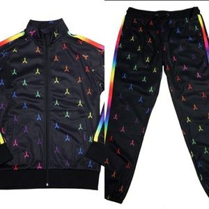 Jeffree Star Rainbow 🌈 Track suit NWT / Good